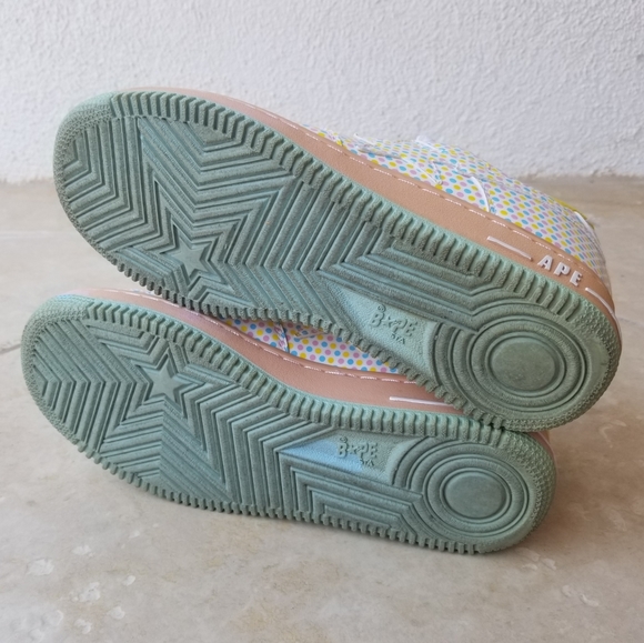 A Bathing Ape Bapesta FS-001 Pink/Sax - Picture 7 of 9